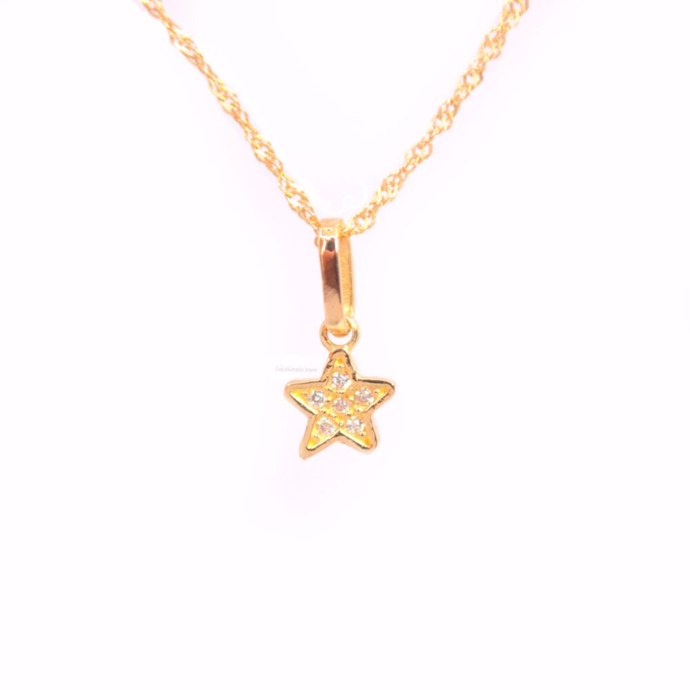 Dije Estrella Pequeña Oro 18k