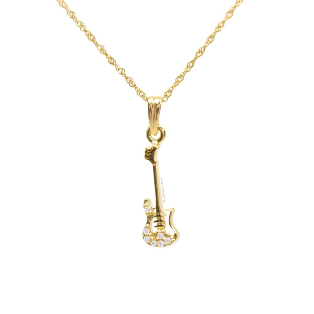 Dije Guitarra Oro 18k
