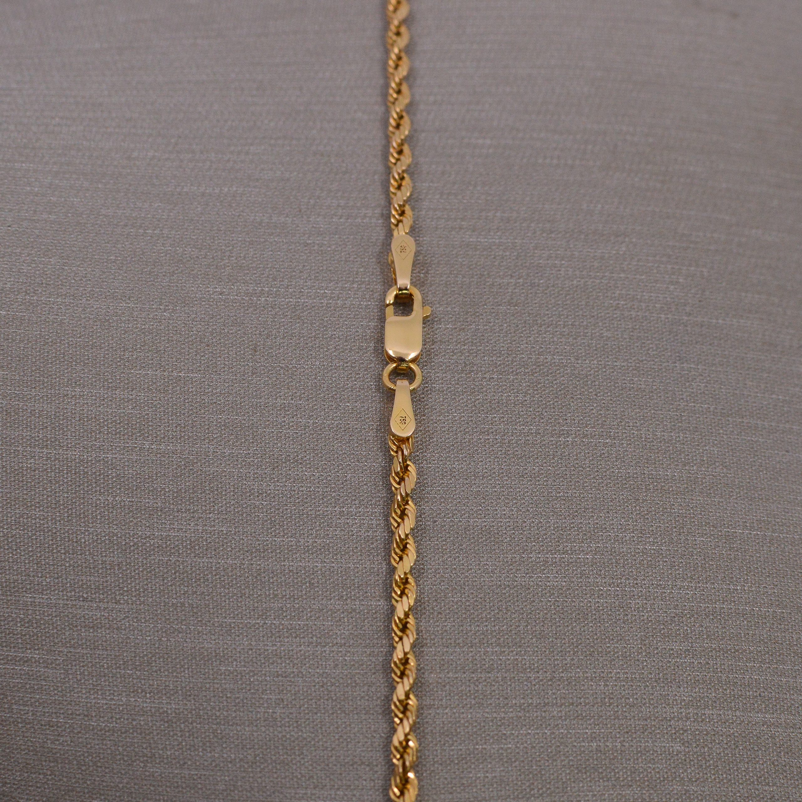 Cadena Lasso Oro 18K 45cm - Imagen 2