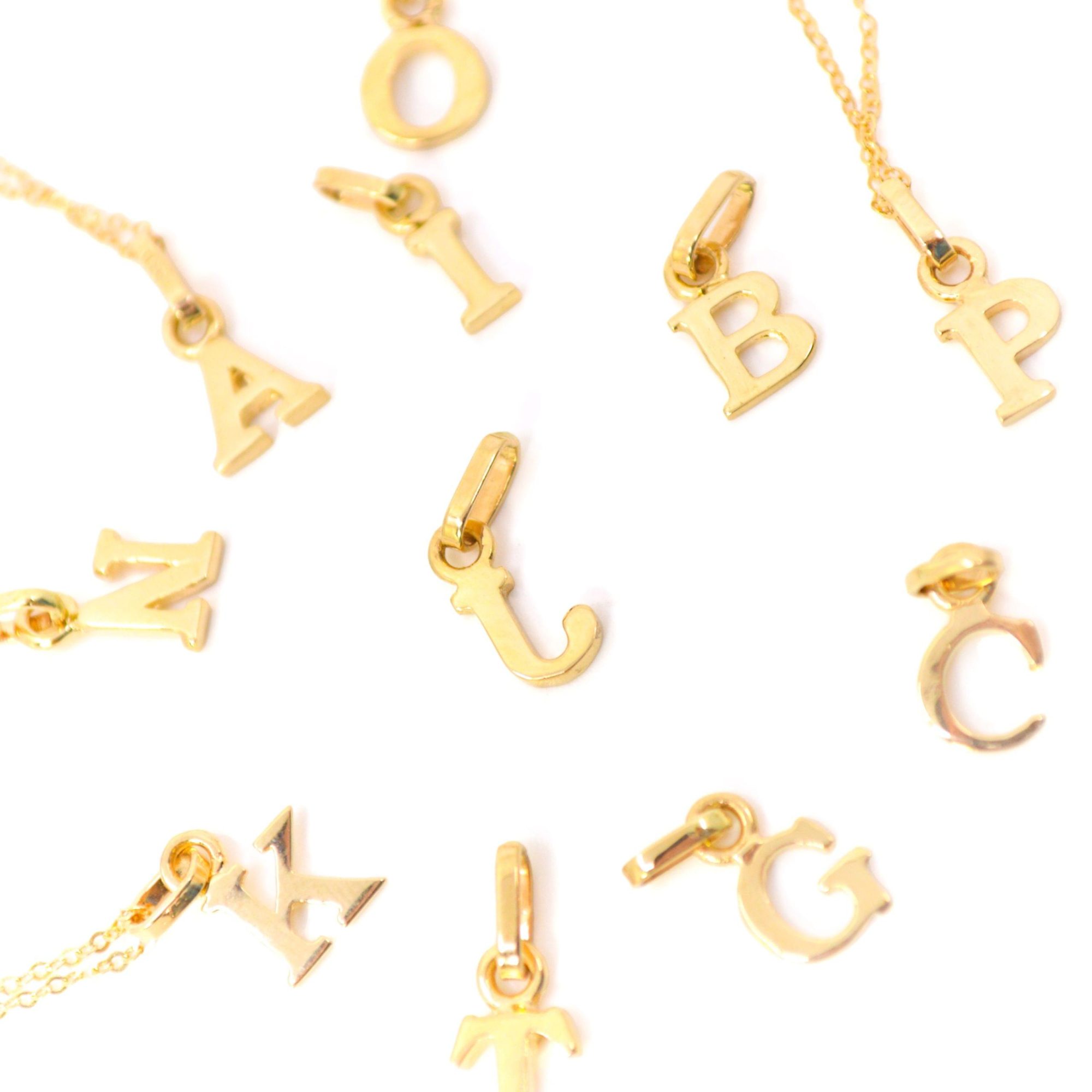 Dijes Letras A-Z Acero Inoxidable - Pack 52 Piezas Para Joyería