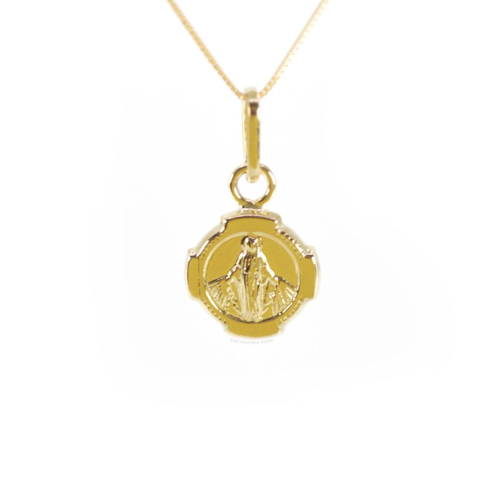 Dije Virgen Milagrosa Oro 18k