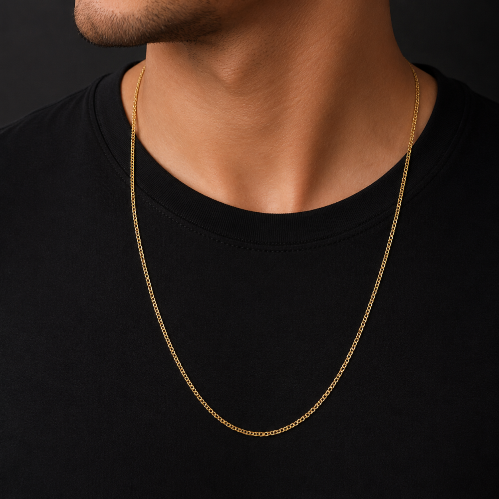 Cadena Bismark | joyería en oro | ref. cib29 | Cadenas Hombre Oro 18k | DeColombia Joyas | imagen 2
