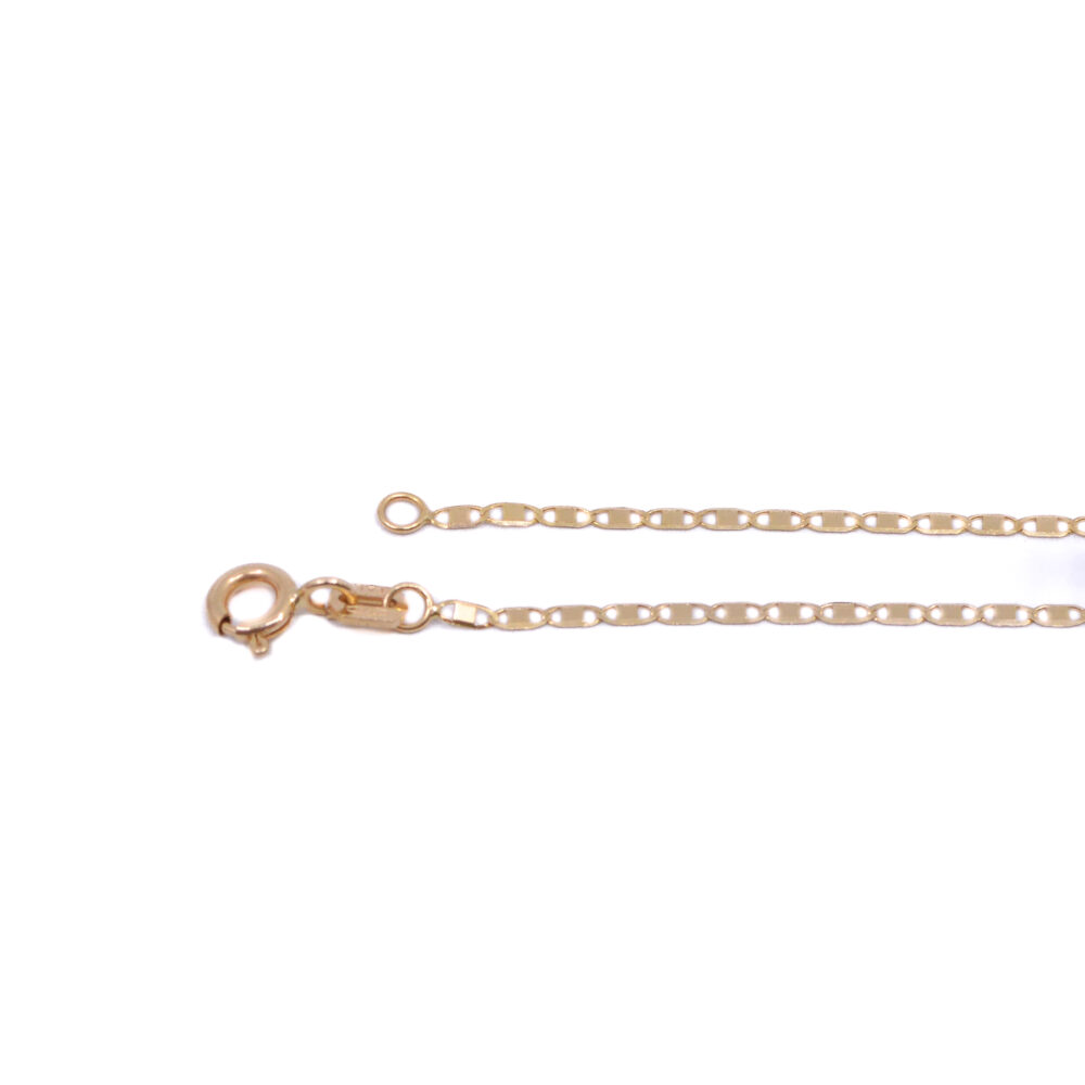 Pulsera Gucci  Plana Oro 18k /21cm tres oros1mm