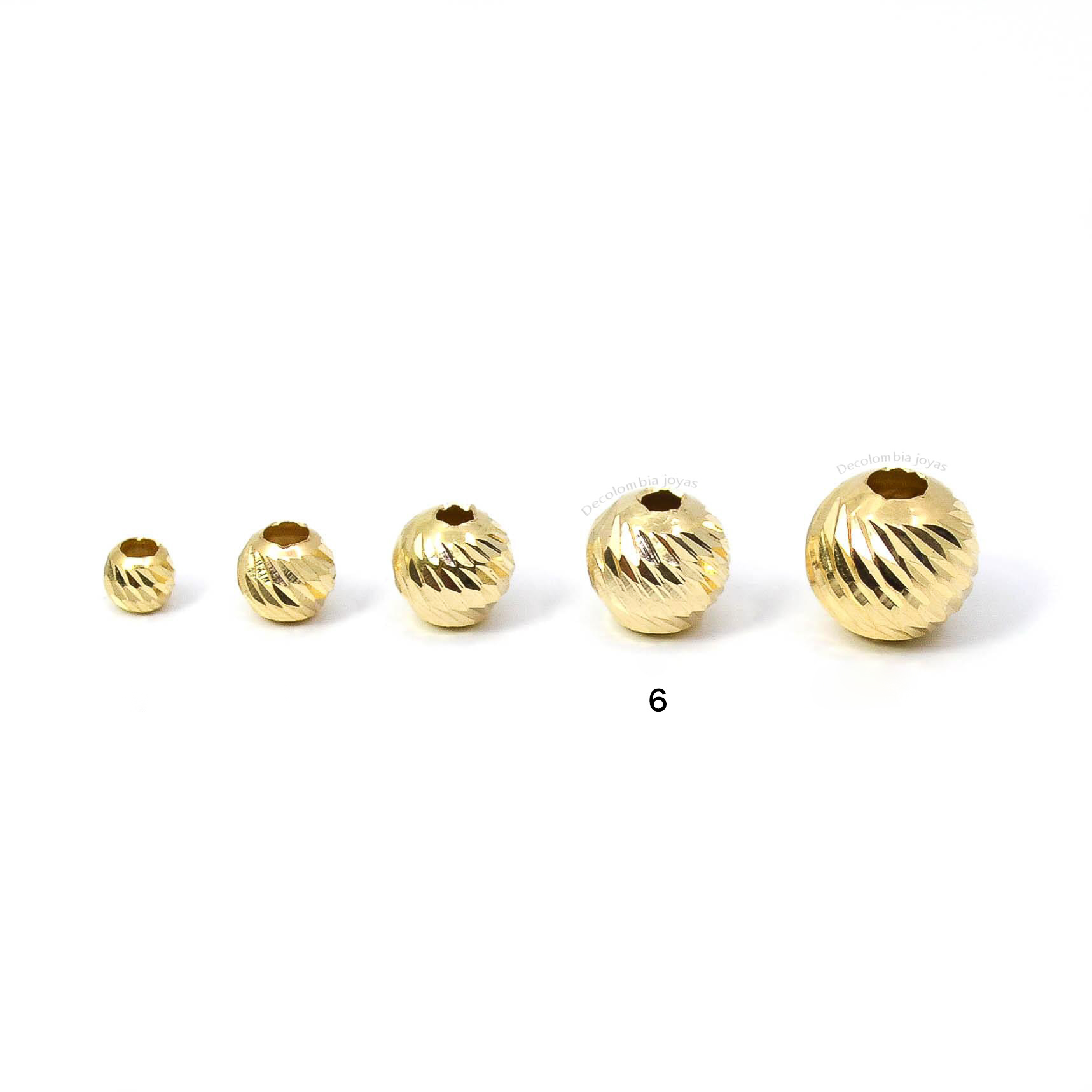 Balines Diamantados Oro 18k - Imagen 6