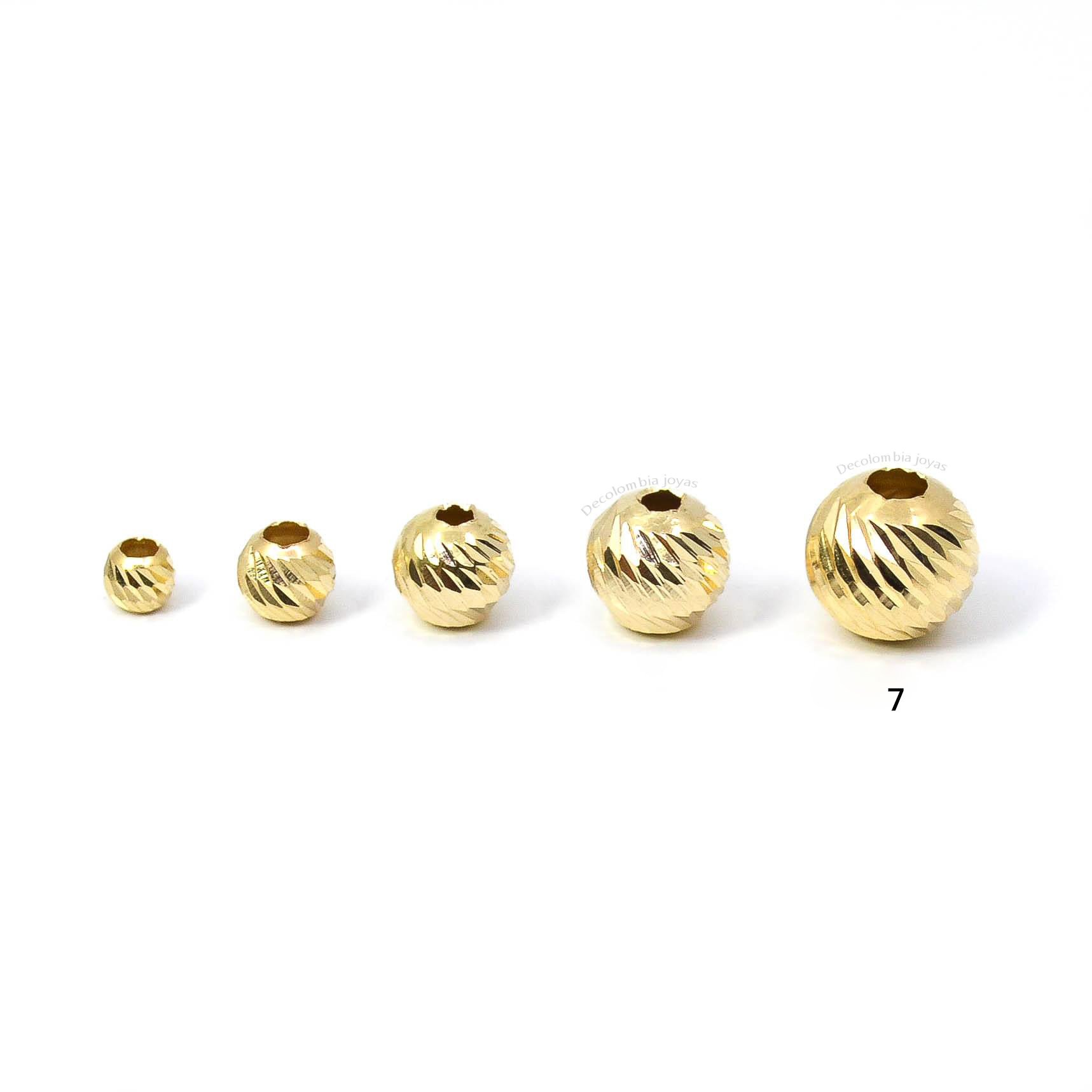 Balines Diamantados Oro 18k - Imagen 5