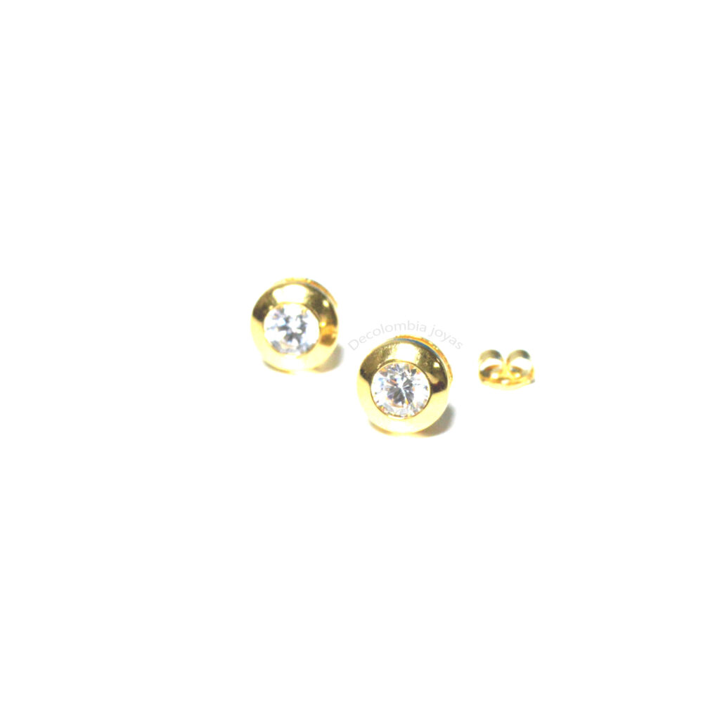 Topo Punto de Luz Mediano Oro 18k