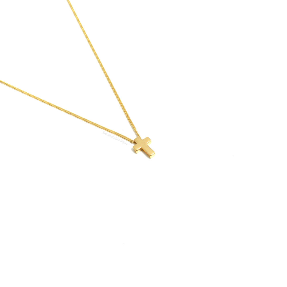 Dije Cruz Pasante Oro 18k