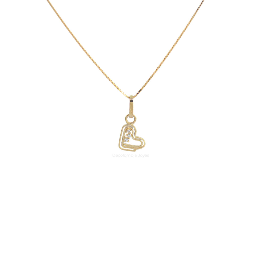 Dije Corazon Oro 18K