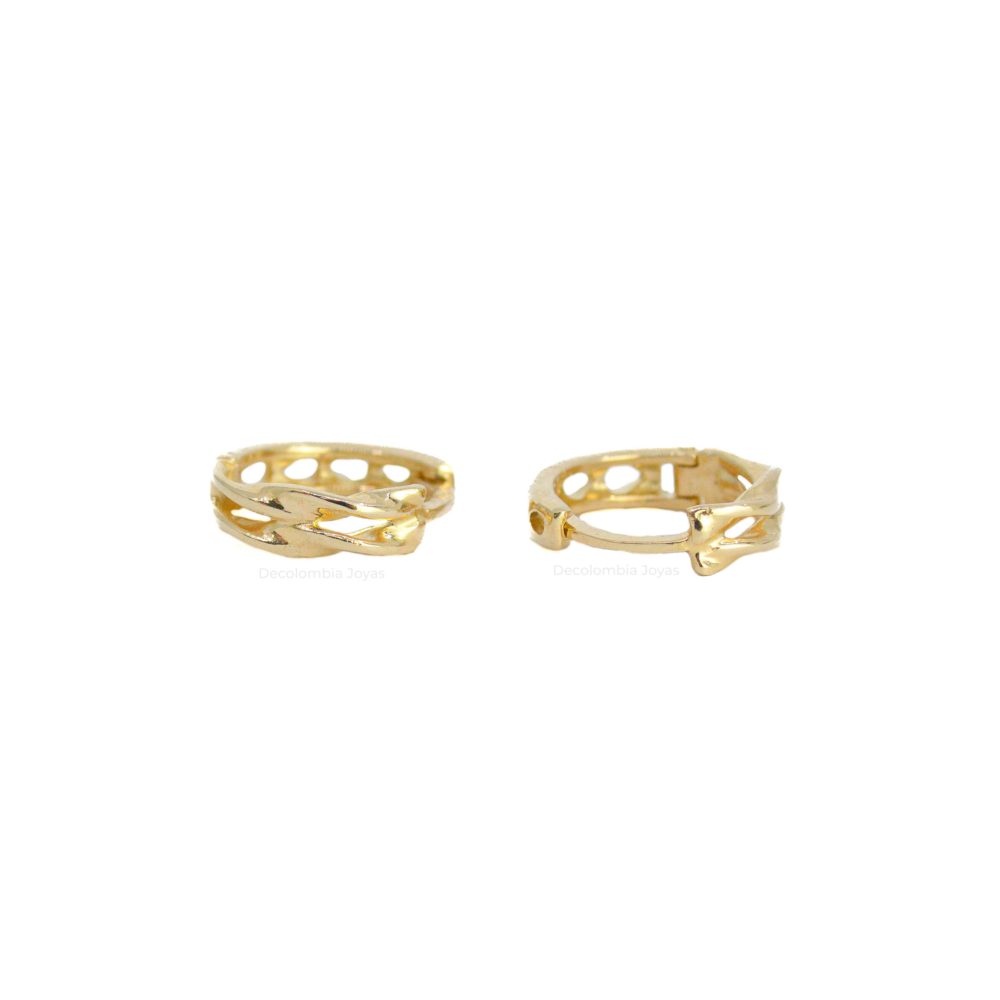 Candongas Lisas Oro 18K