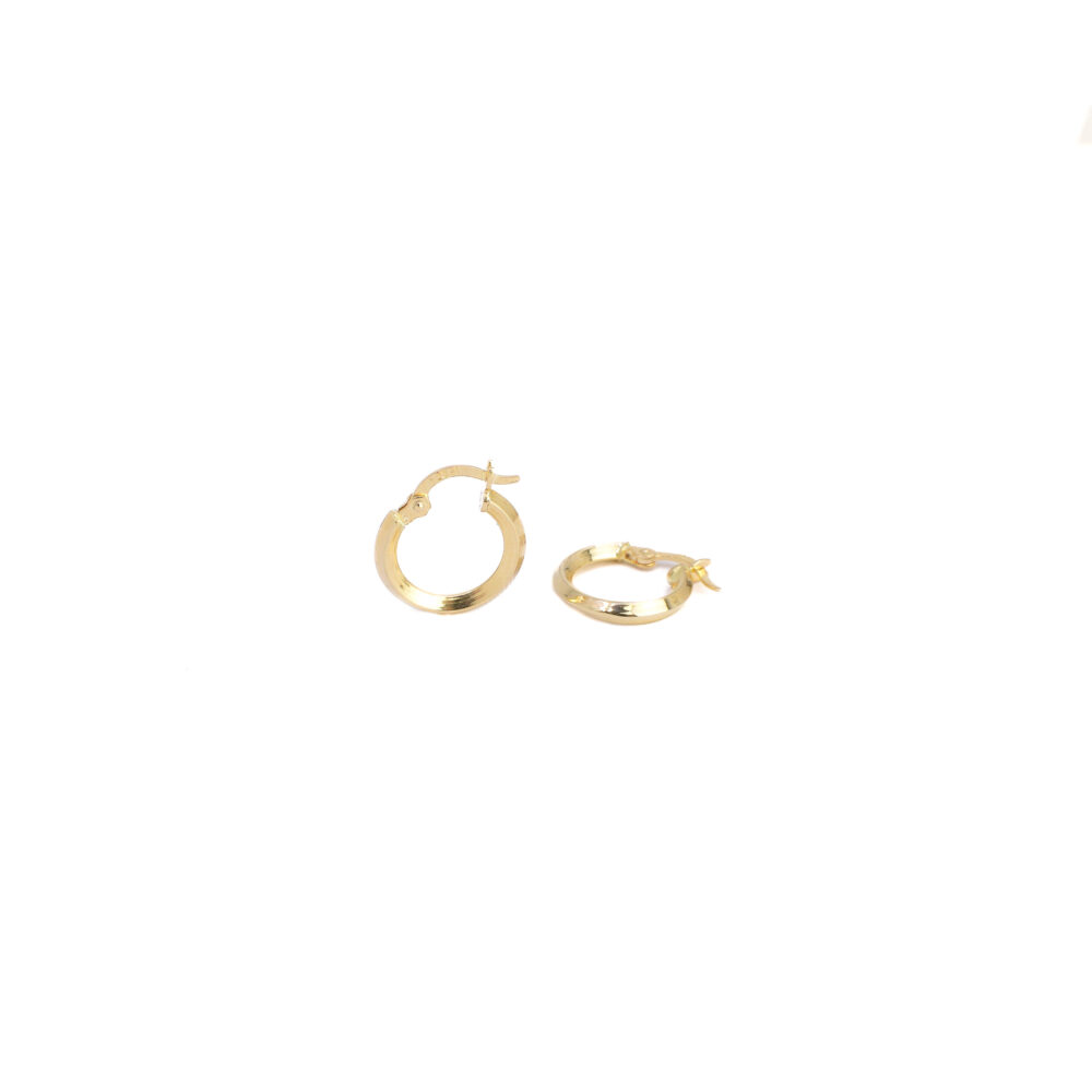 Candongas Lisas Oro 18K