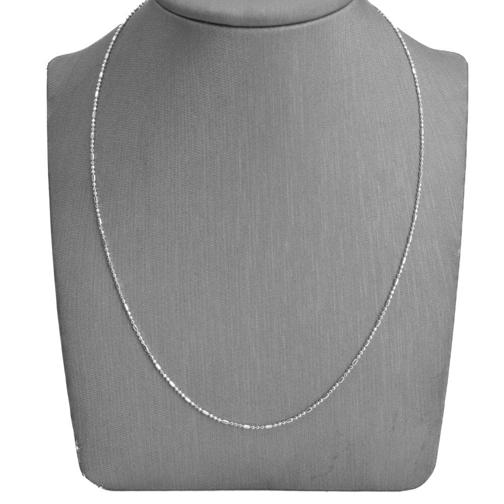 Cadena Palito Punto Plata 925/50CM