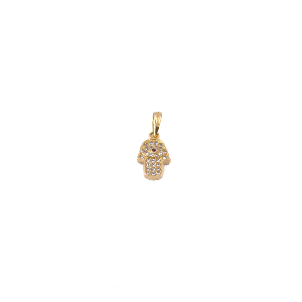 Dije Mano Hamsa Oro 18k