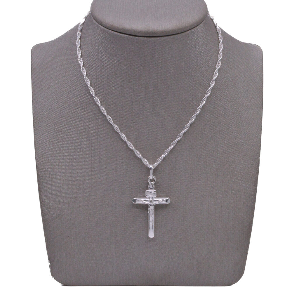 Dije Crucifijo Plata 925
