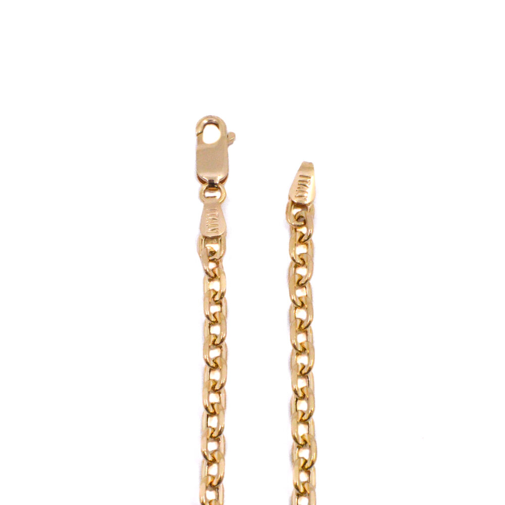 Pulsera Tejido Mini Forza Oro 18K/20cm