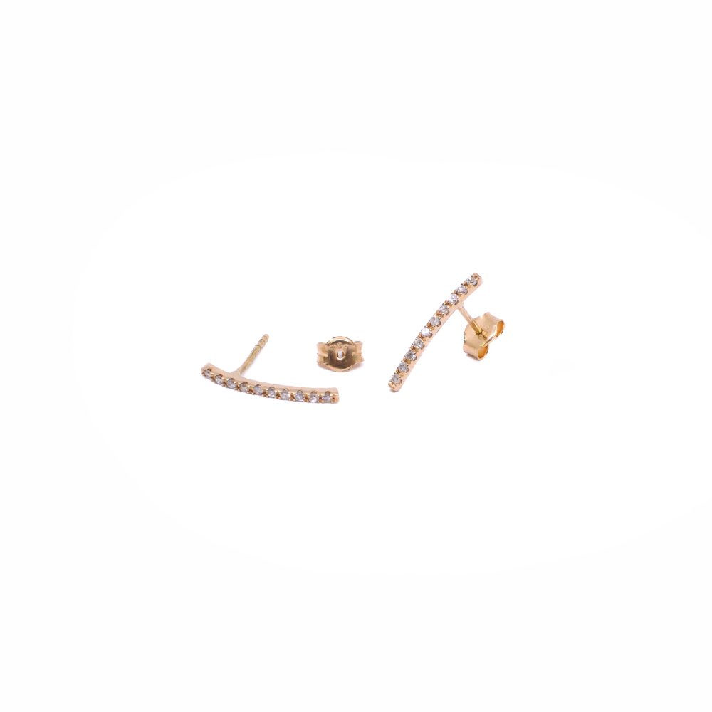 Topos  Palito Oro 18k con Diamantes