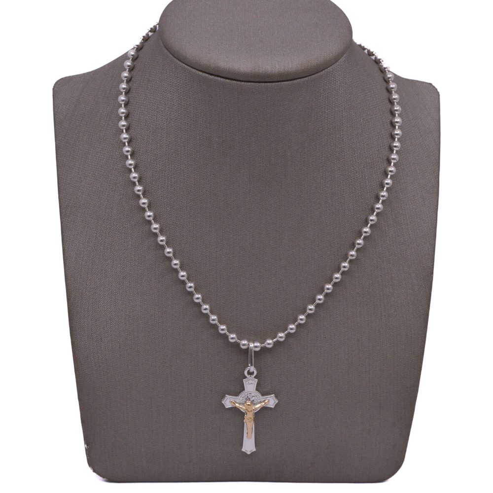 Dije Cruz San Benito 4 Puntas/ 30mm