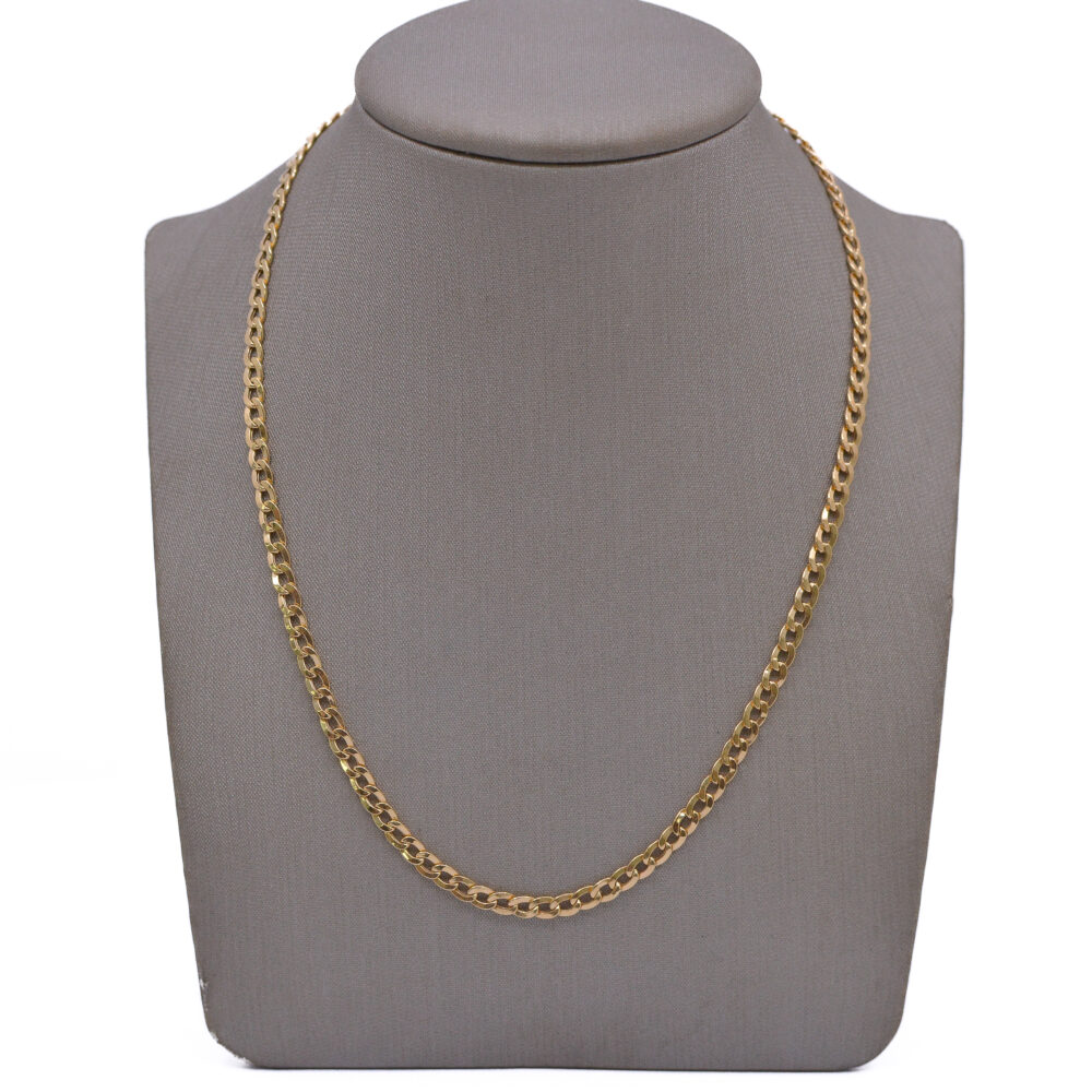 Cadena Cubana Oro 18k / 60cm