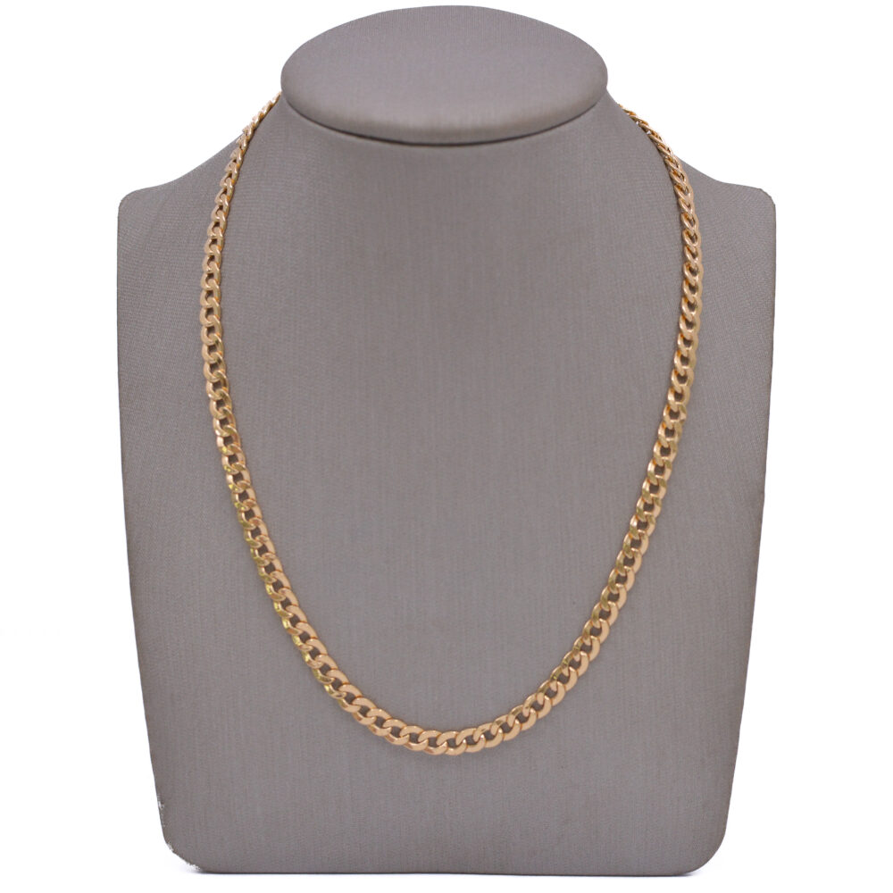 Cadena Cubana Oro 18k / 60cm