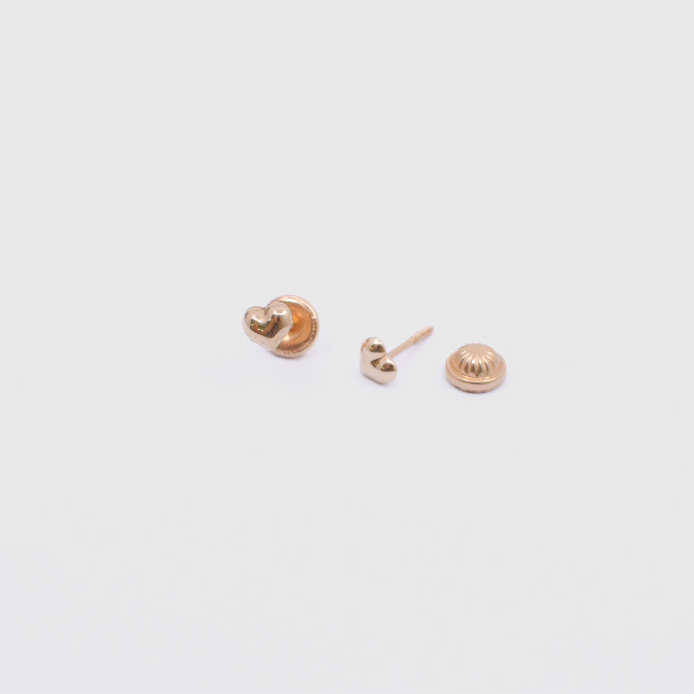 Topos Corazon Pequeño Oro 18k