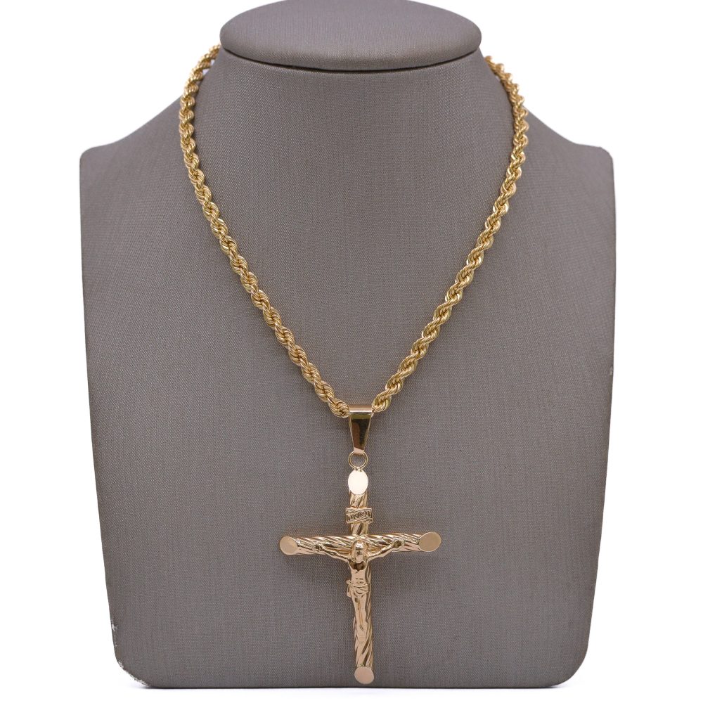 Dije Cruz Oro 18k / 48mm