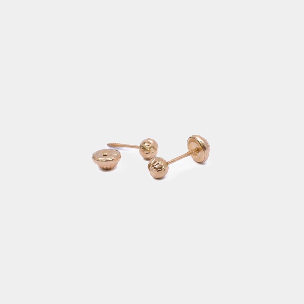 Topos Balín Diamantado #4 Oro 18k