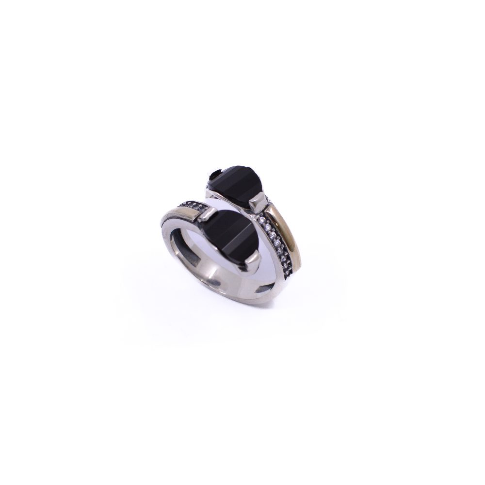 Anillo Dos Piedras