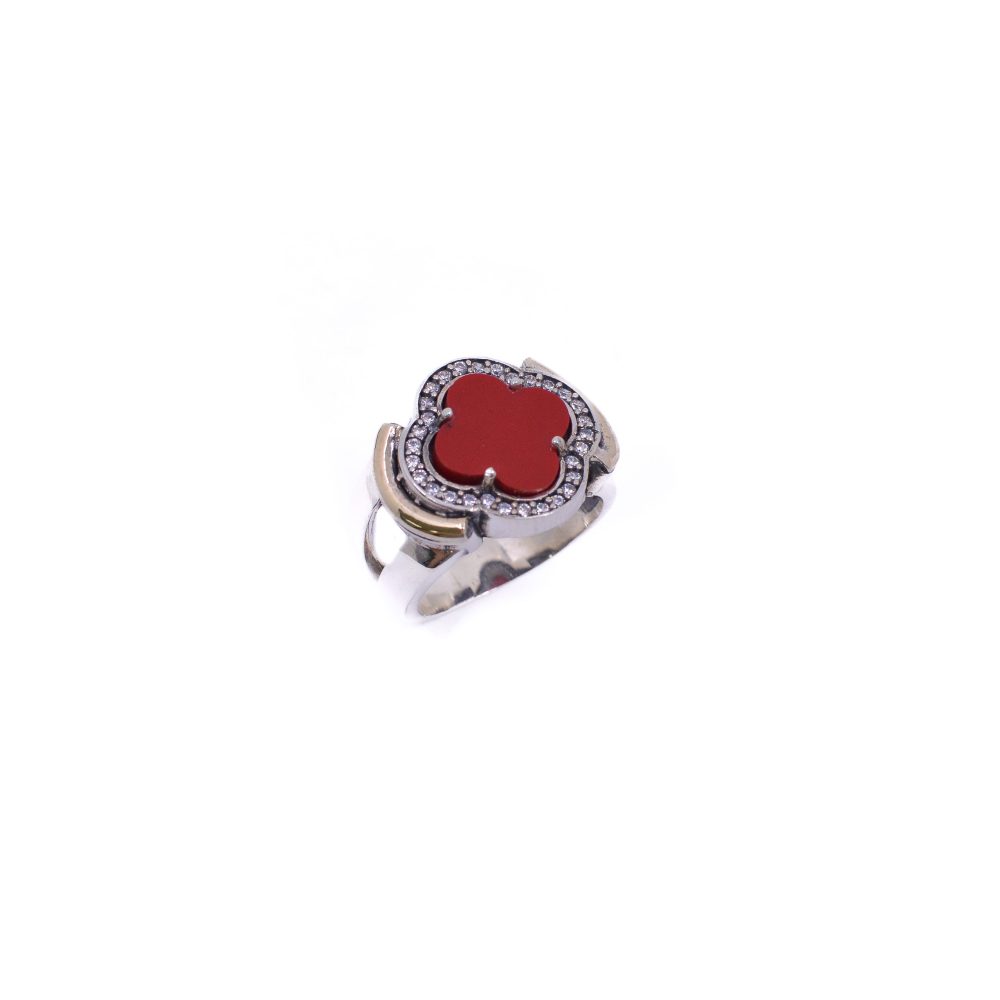 Anillo Van Cleef Rojo