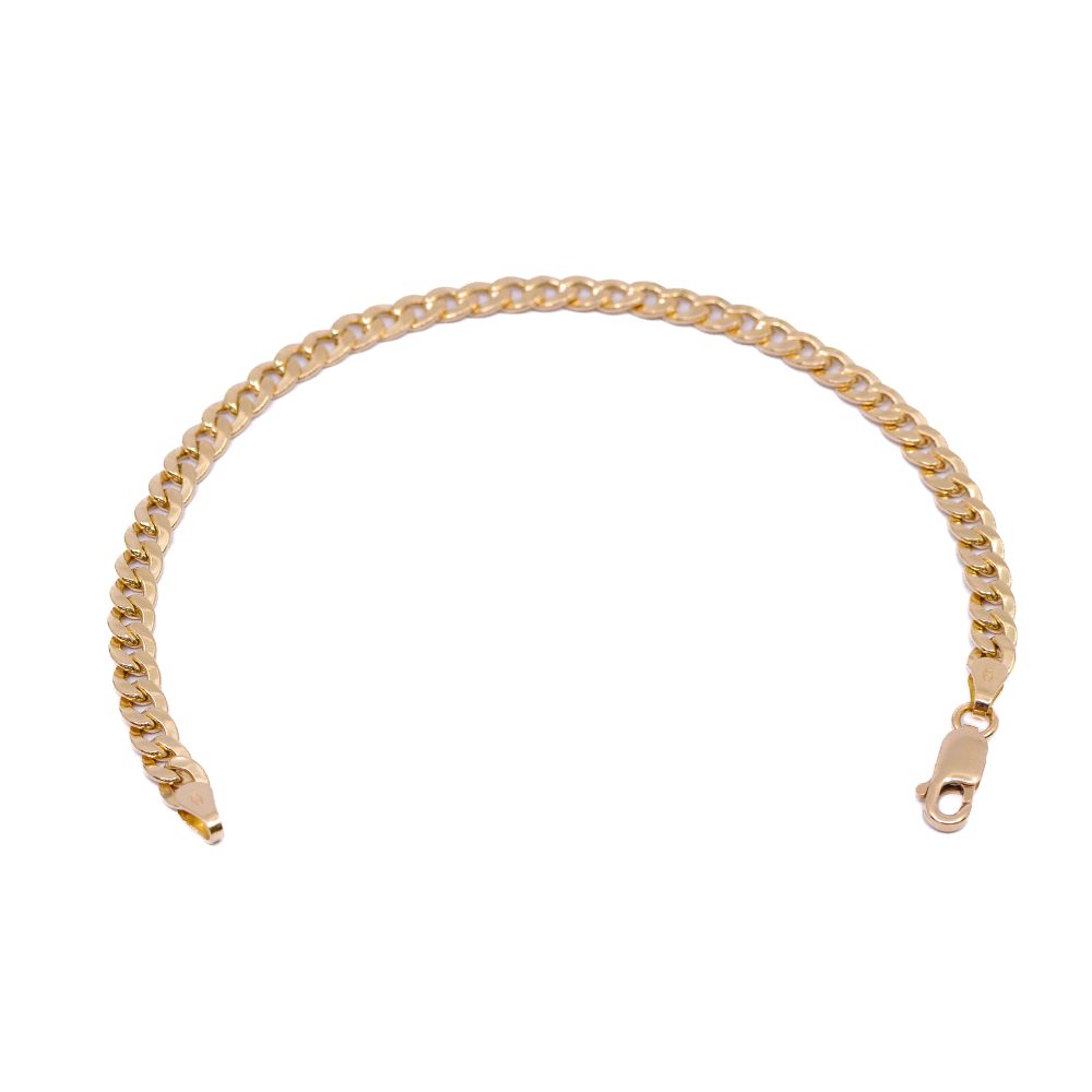 Pulsera Cubana Oro 18k / 19cm