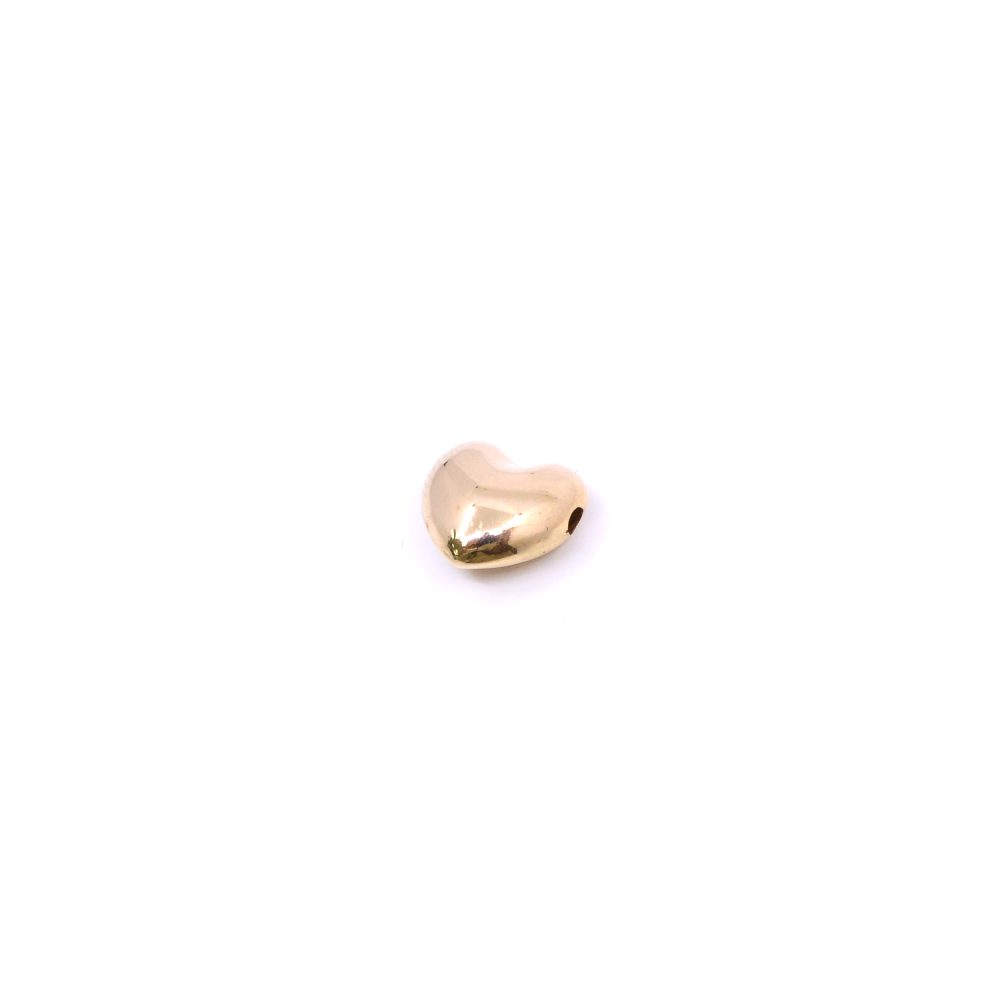 Herraje Corazón Liso Oro 18k