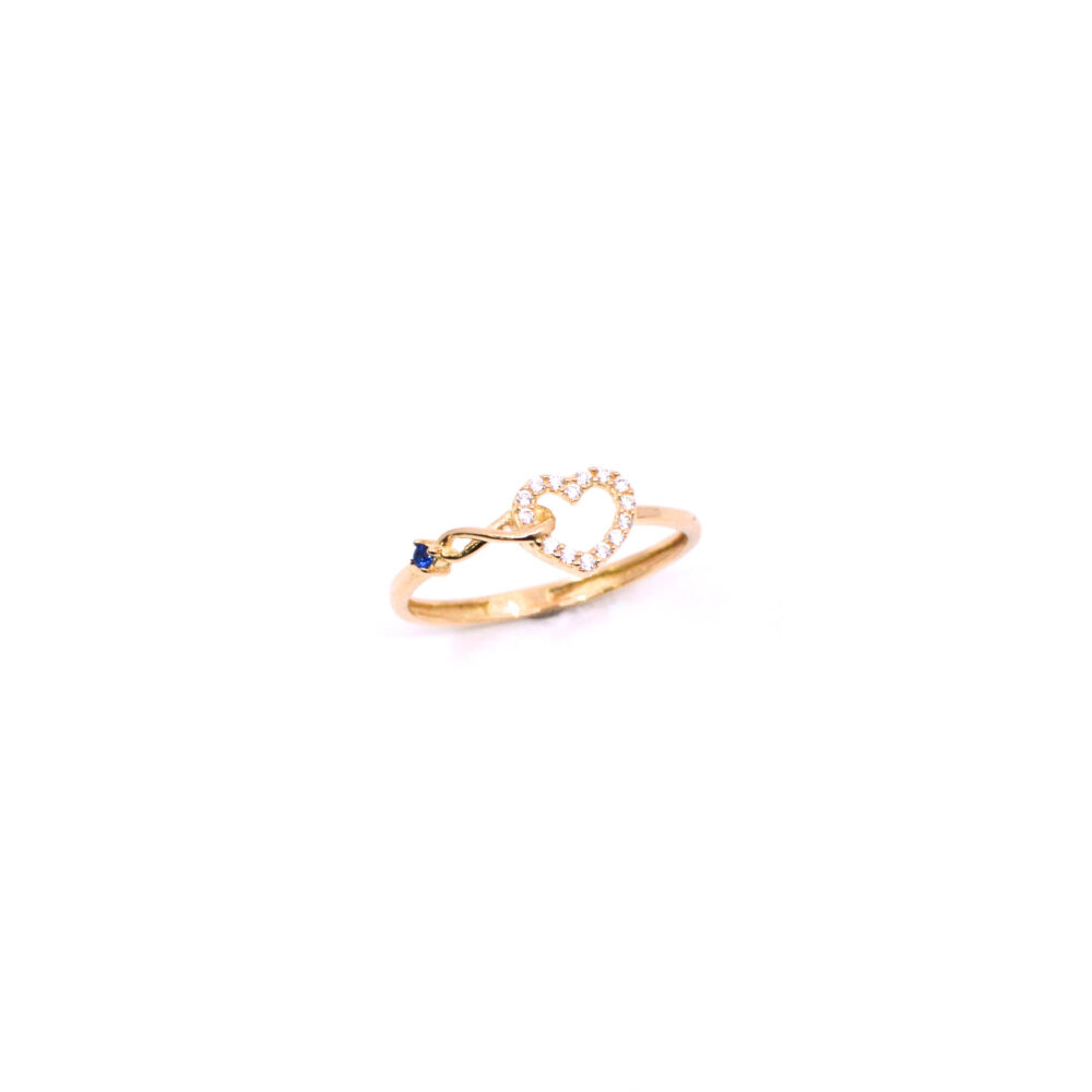 Anillo Corazon Oro 18K