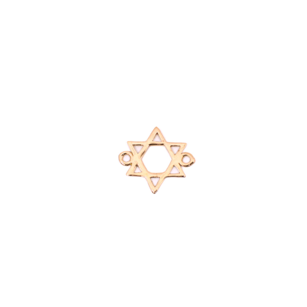 Herraje Estrella de David Oro 18k