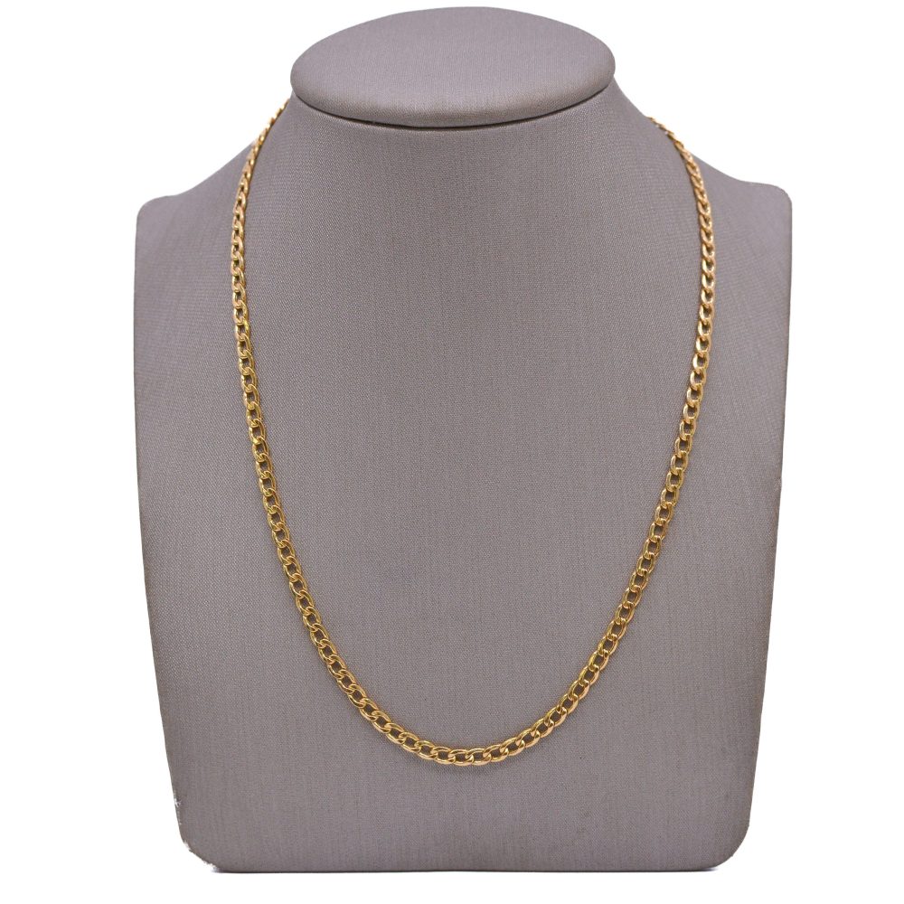 Cadena Cubana 2 Oro 18k / 50cm Grumetta