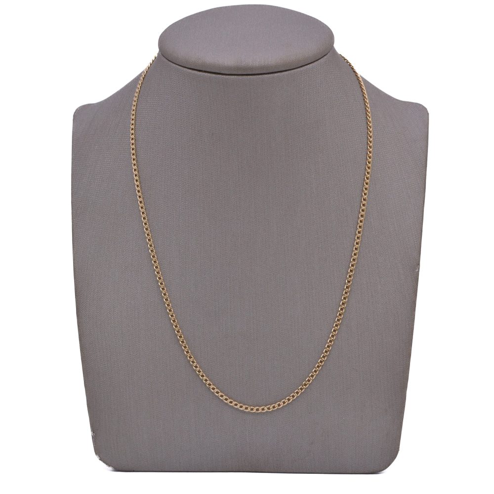 Cadena Mini Cubana 18k / 45cm