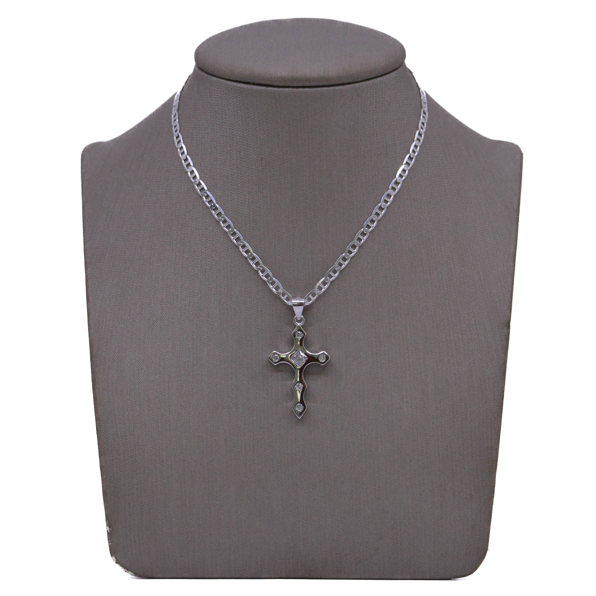 Dije Cruz Con Circones 925 - Imagen 2