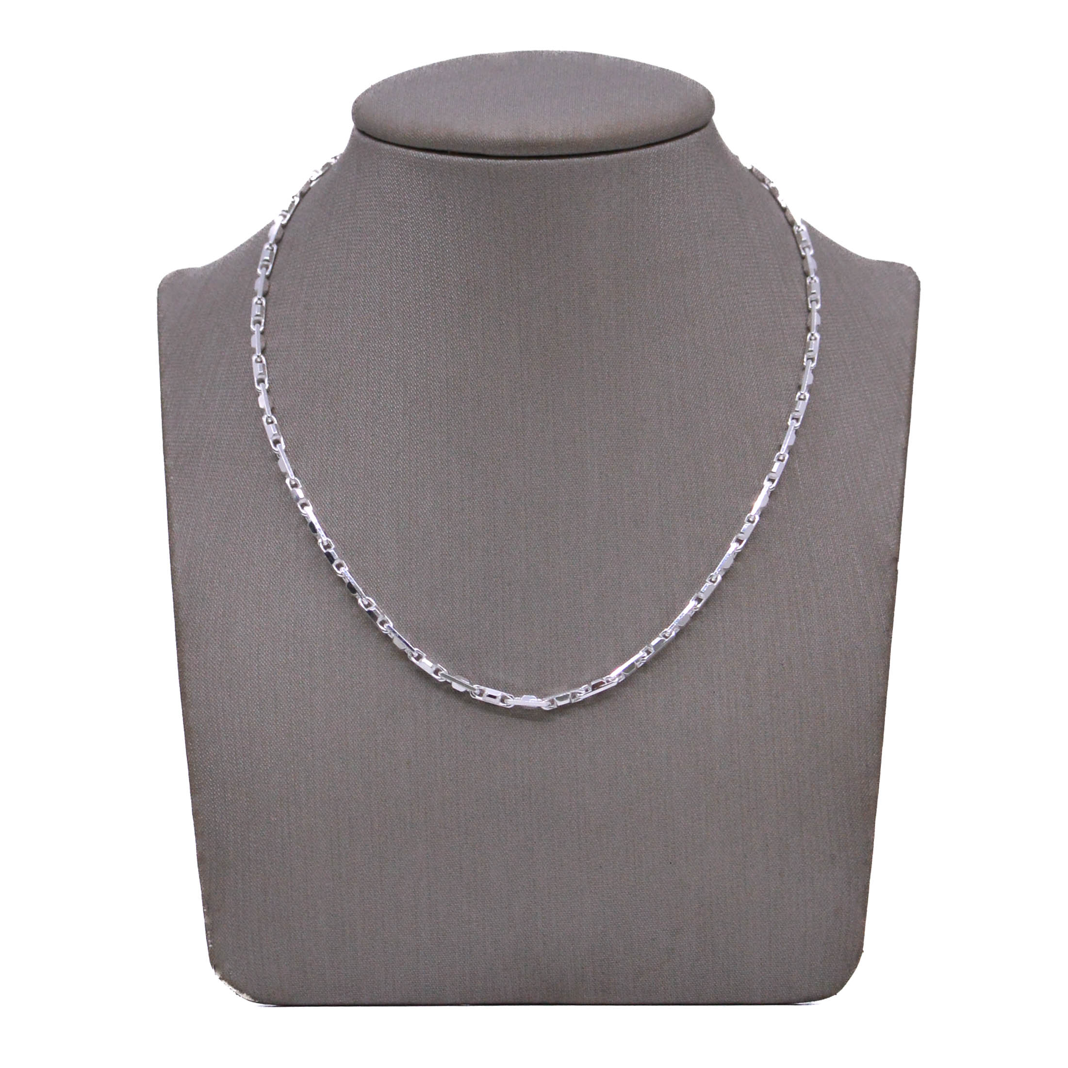 Cadena Barbera Plata 925 / 60CM