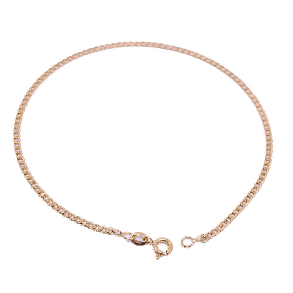 Tobillera Cubana 18k / 25cm
