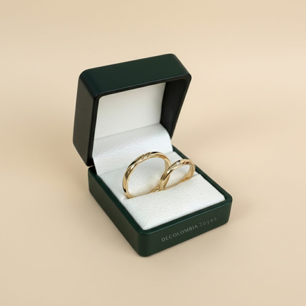 Argollas Matrimonio Oro 18k