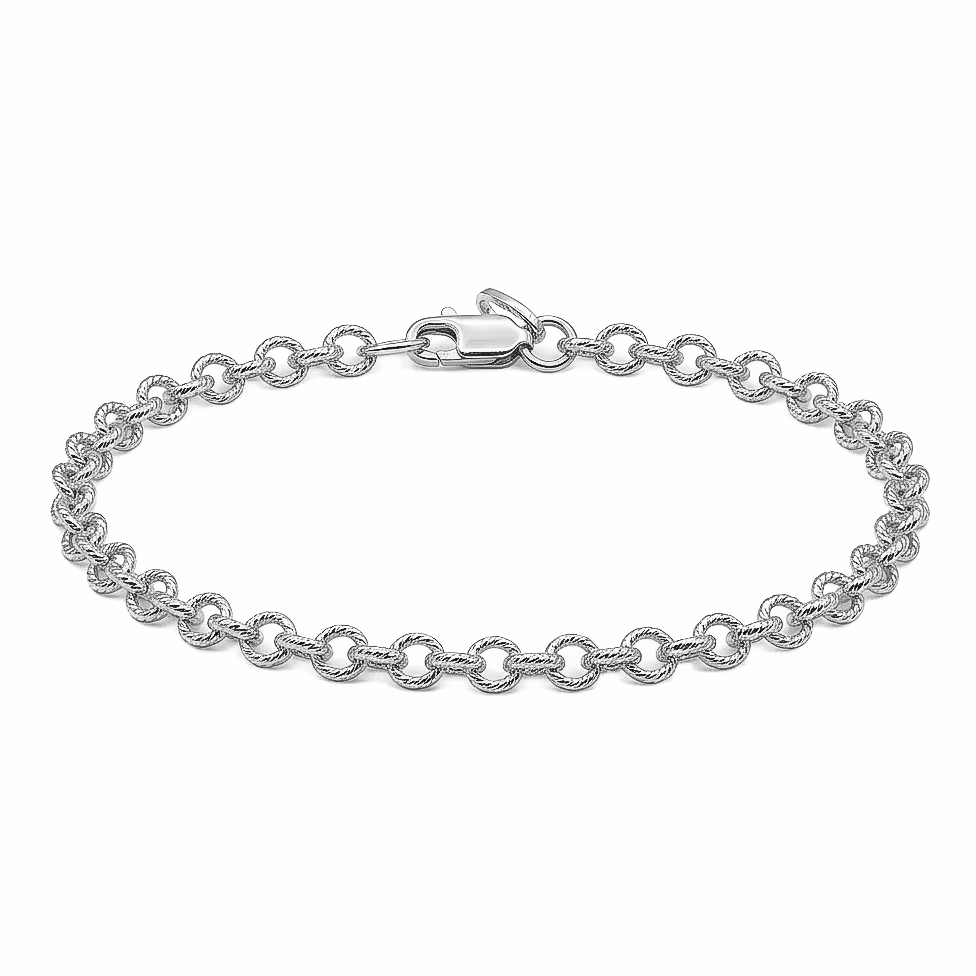 Pulsera Rolo Diamantada