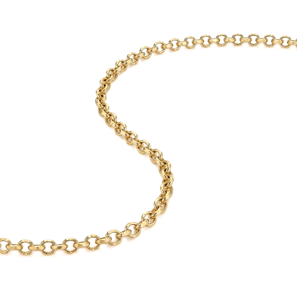 Cadena Rolón Diamantada | joyería en oro | ref. CDIT65 | Oro 18k | DeColombia Joyas | imagen 2