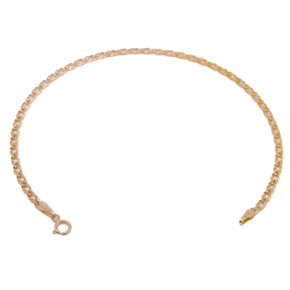 Pulsera Ojo de Perniz Oro 18k / 20cm 3mm