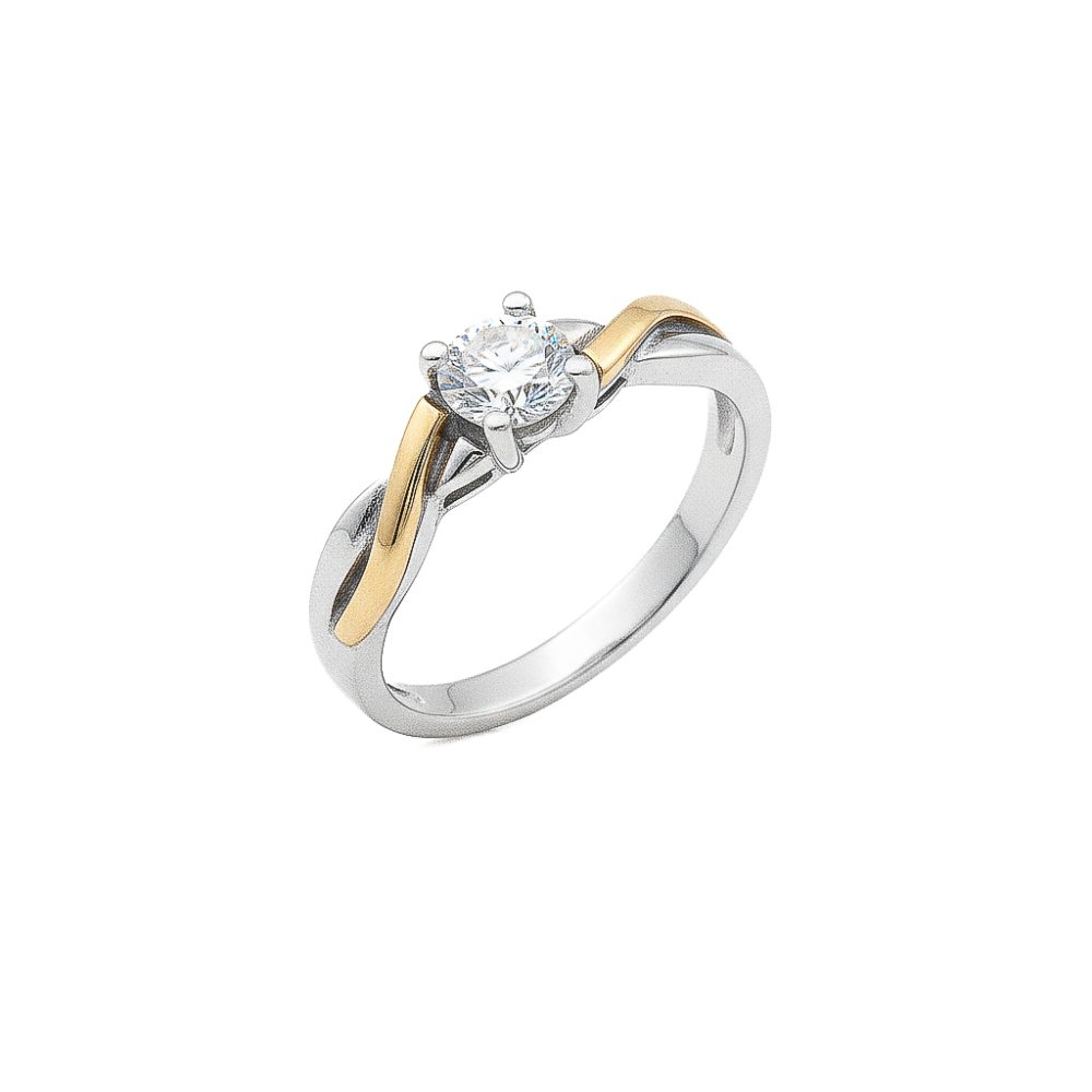 Anillo Compromiso | joyería en oro | ref. akx141 | Anillos Compromiso PlataOro | DeColombia Joyas | imagen 2