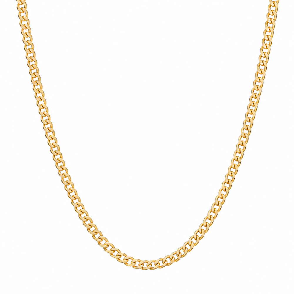 Cadena Cubana / Grumeta | joyería en oro | ref. cidb22 | Cadenas Hombre Oro 18k | DeColombia Joyas
