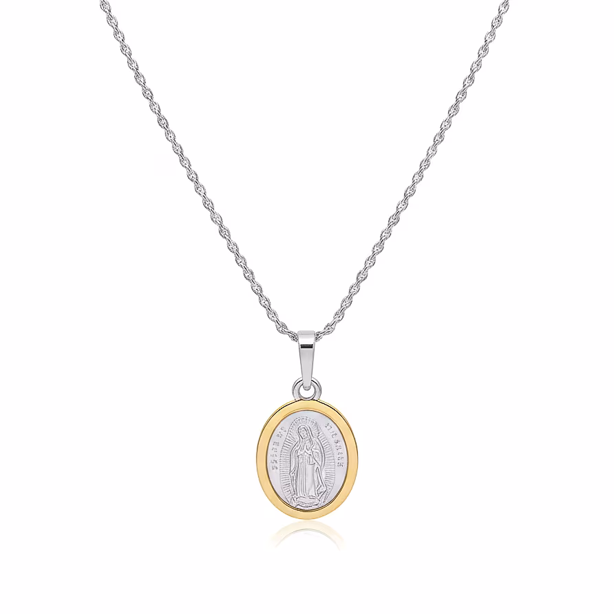 Medalla Virgen Guadalupe Ovalada
