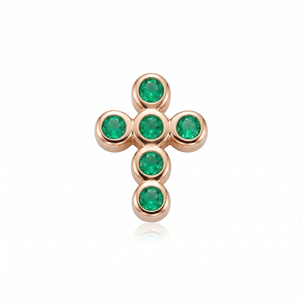 Dije Cruz (copia) | joyería en oro | ref. ed2-1 | DeColombia Joyas