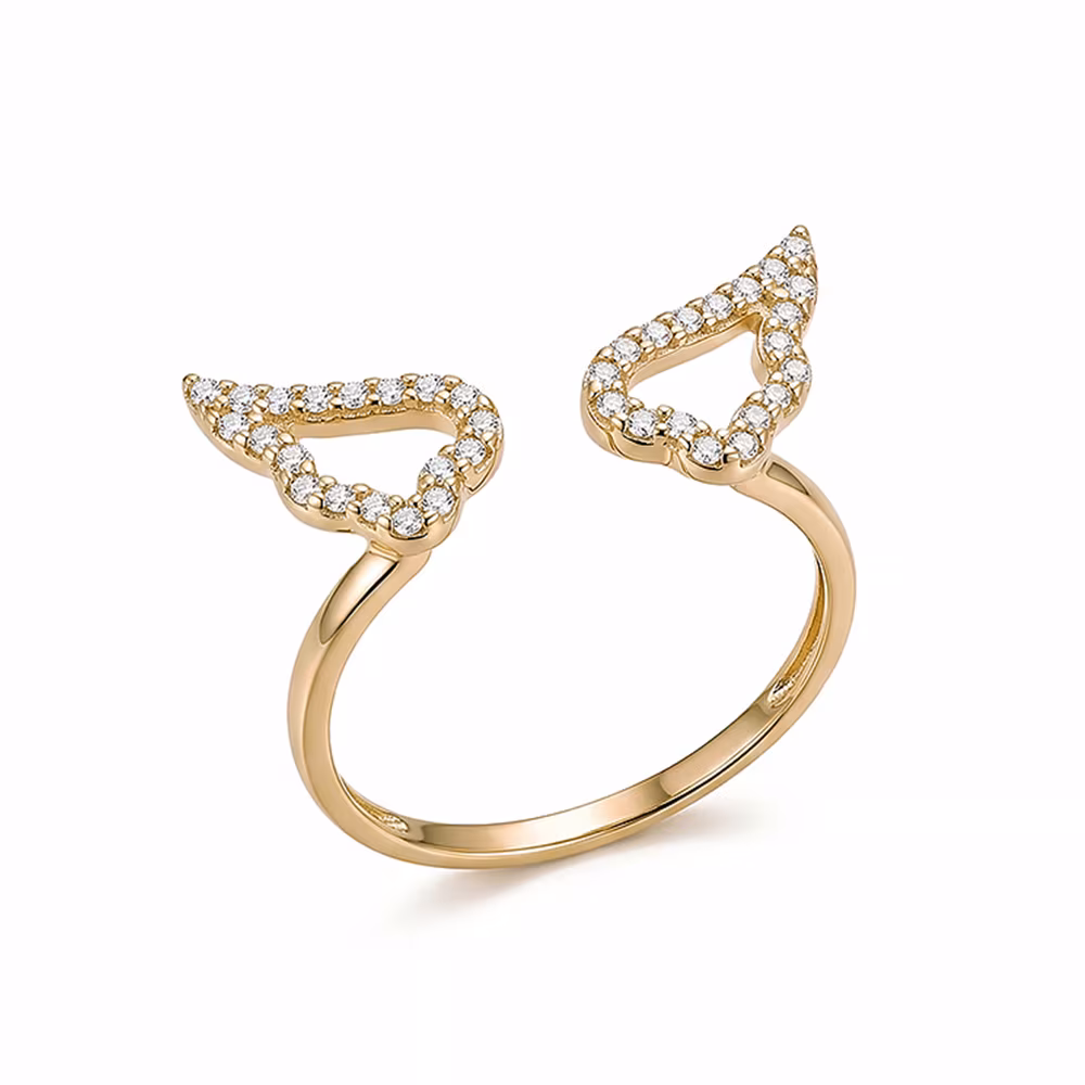 Anillo Alas  Con Circones