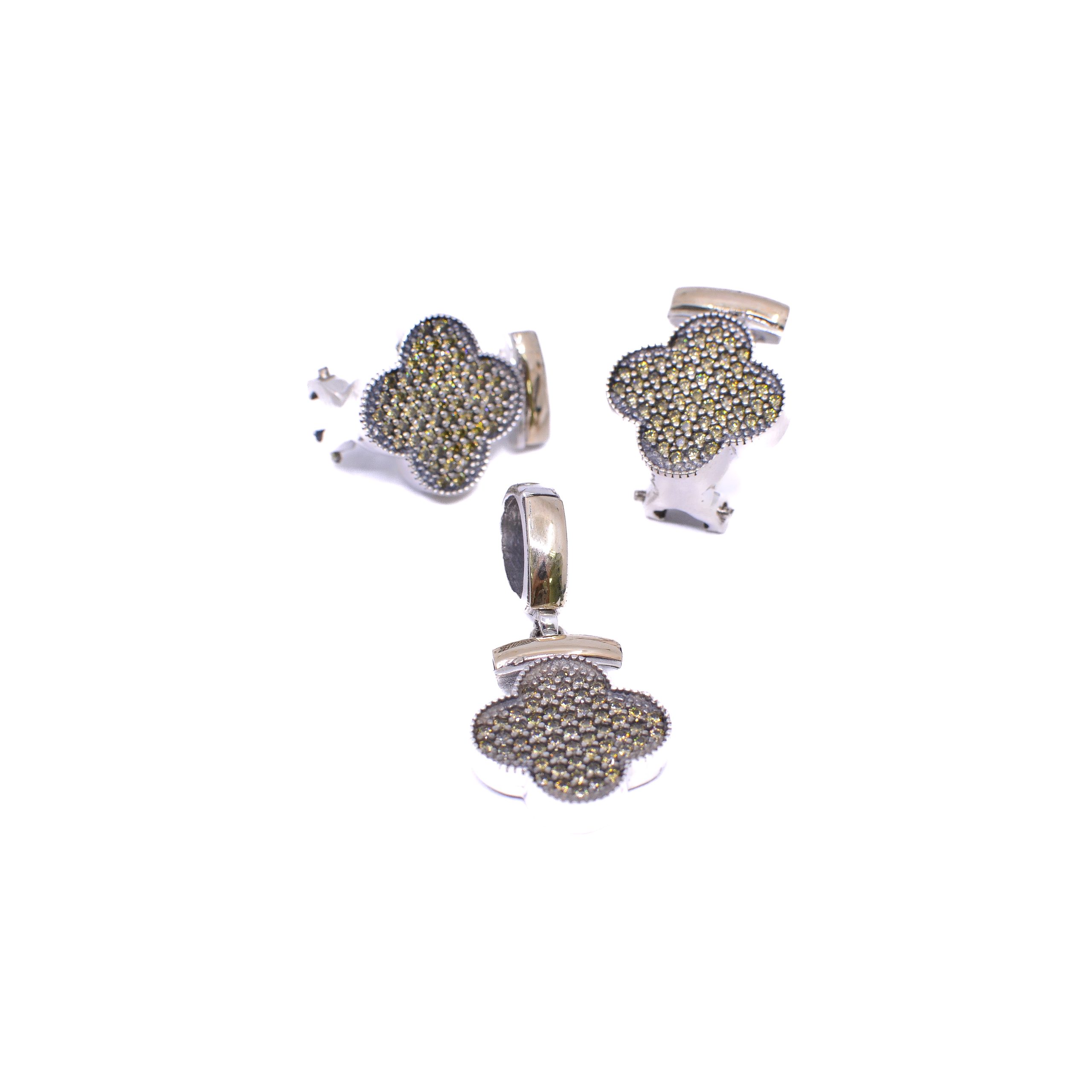 Aretes y Dije Van Cleef Circones