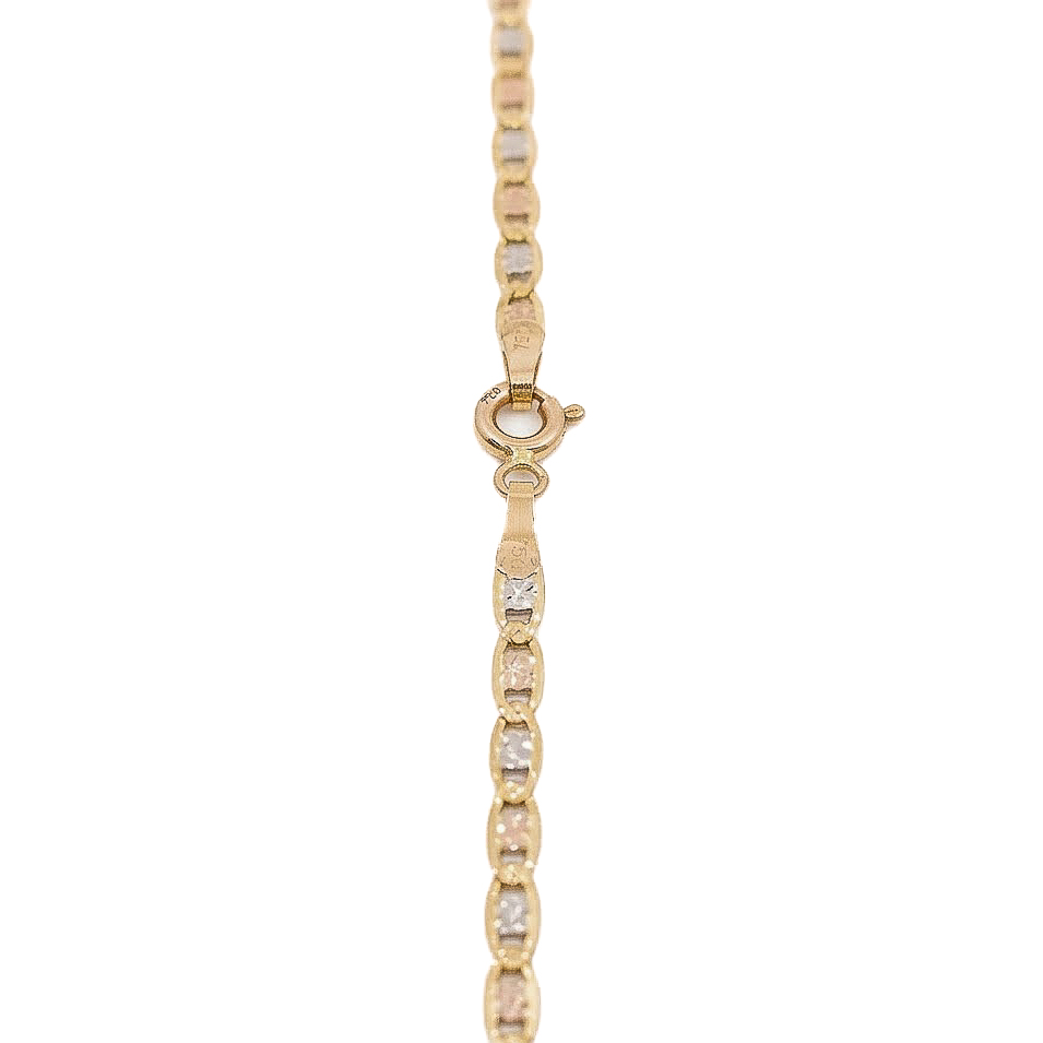 Cadena Gucci Plana 3 oros | joyería en oro | ref. cidgg32 | Oro 18k | DeColombia Joyas | imagen 2
