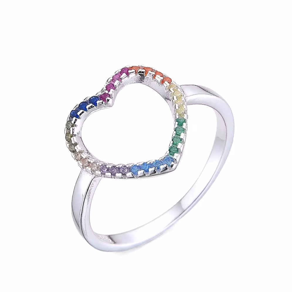 Anillo Corazón MultiColor