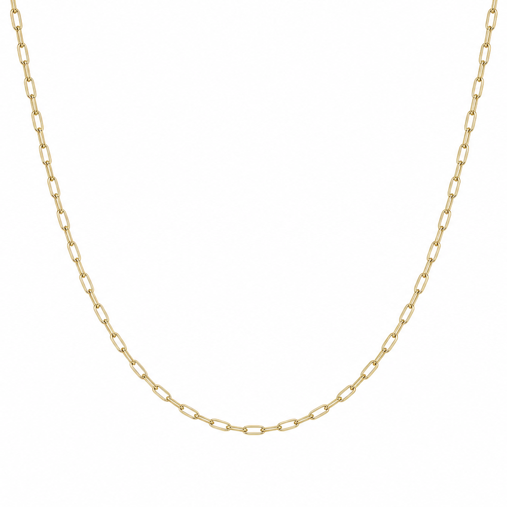 Cadena Paper Clip | joyería en oro | ref. CDIT16 | Oro 18k | DeColombia Joyas