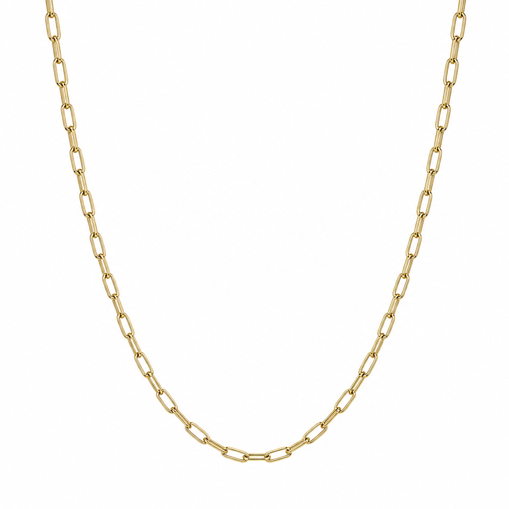 Cadena Paper Clip | joyería en oro | ref. CDIT5 | Oro 18k | DeColombia Joyas